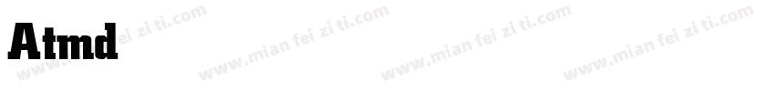 【Atmd-Bold】字体转换