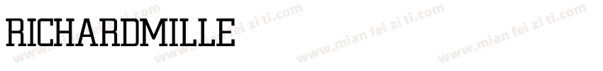 RICHARDMILLERLight字体转换