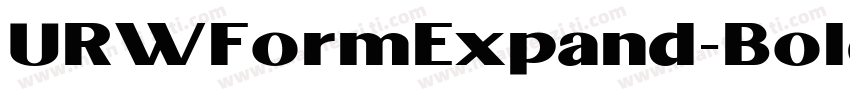 URWFormExpand-Bold字体转换