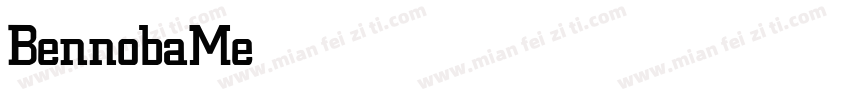 BennobaMedium字体转换