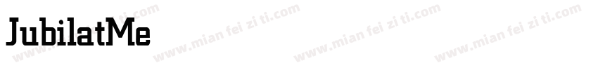 JubilatMedium字体转换