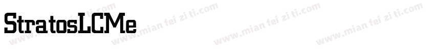 StratosLCMedium字体转换