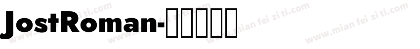 JostRoman字体转换