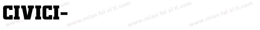 CIVICI字体转换