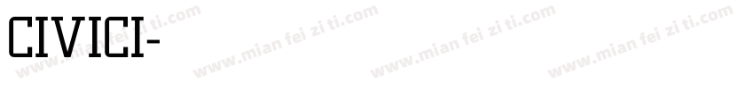 CIVICI字体转换