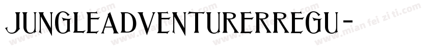 jungleadventurerregu字体转换
