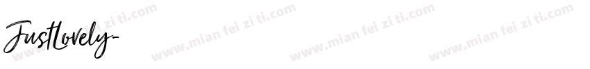JustLovely字体转换