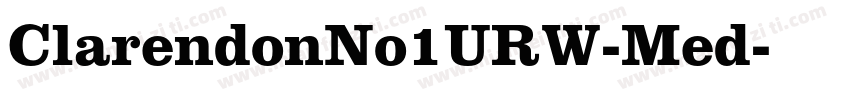 ClarendonNo1URW-Med字体转换