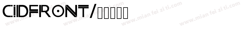 CIDFRONT字体转换