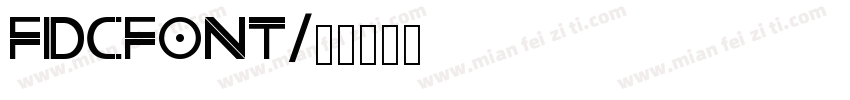 FDCFONT字体转换