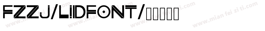 FZZJ-LIDFONT字体转换