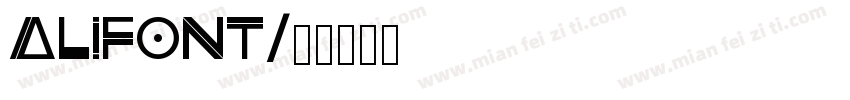 alifont字体转换