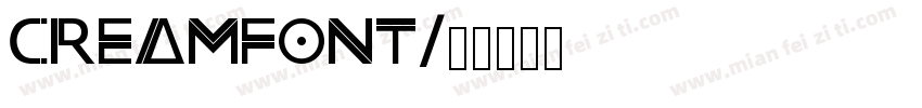 creamfont字体转换