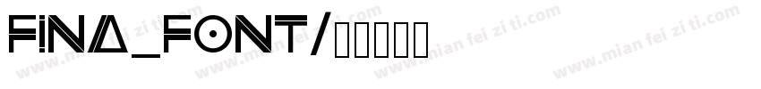 fina_font字体转换
