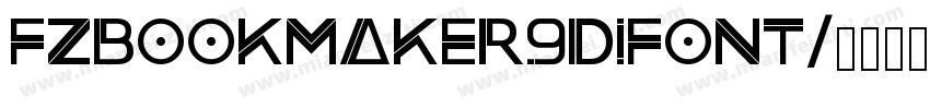 fzbookmaker9difont字体转换