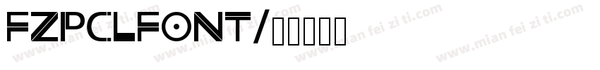 fzpclfont字体转换