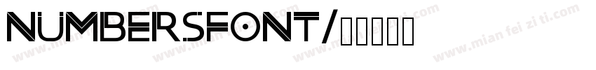 numbersfont字体转换