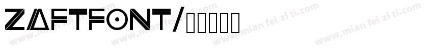 zaftfont字体转换