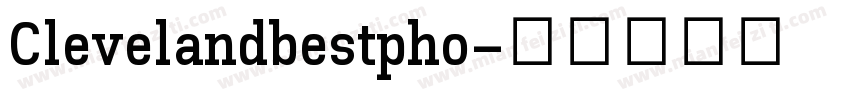 Clevelandbestpho字体转换