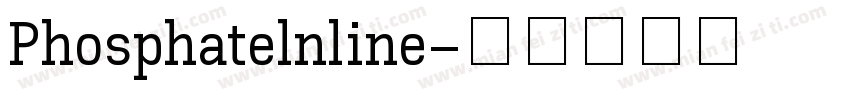 Phosphatelnline字体转换