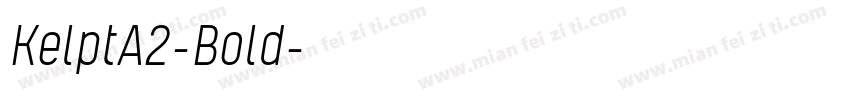 KelptA2-Bold字体转换