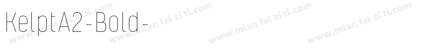 KelptA2-Bold字体转换