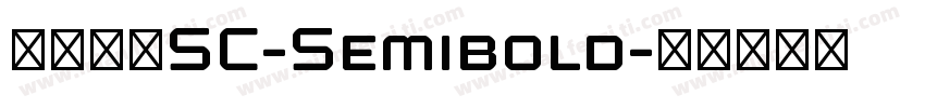 金萱那提SC-Semibold字体转换
