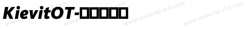 KievitOT字体转换