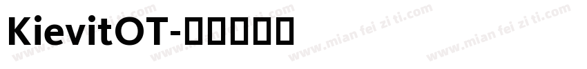 KievitOT字体转换