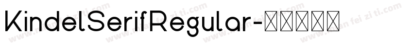 KindelSerifRegular字体转换