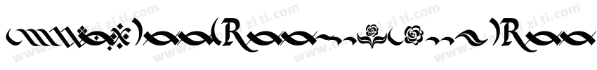 FlourishesAndFancies-Az8L字体转换