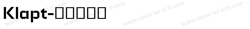Klapt字体转换