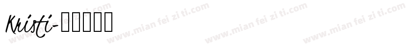 Kristi字体转换