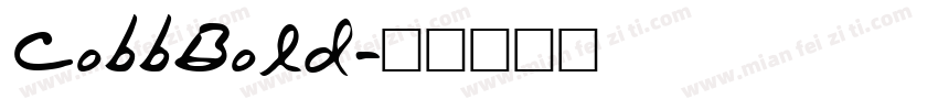 CobbBold字体转换
