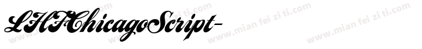 LHFChicagoScript字体转换