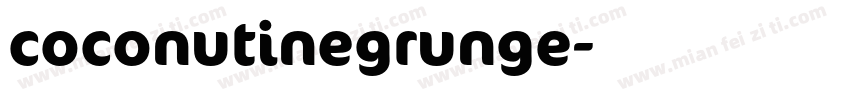 coconutinegrunge字体转换