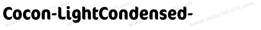 Cocon-LightCondensed字体转换