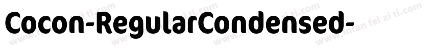 Cocon-RegularCondensed字体转换
