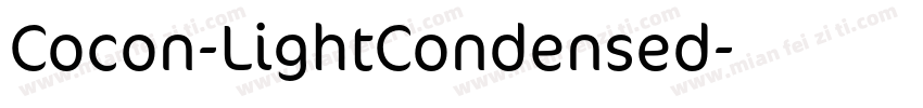 Cocon-LightCondensed字体转换