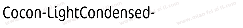 Cocon-LightCondensed字体转换