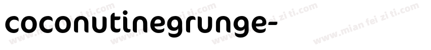 coconutinegrunge字体转换