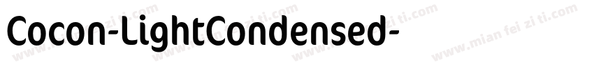 Cocon-LightCondensed字体转换