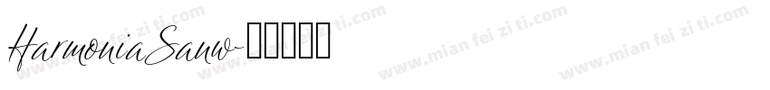 HarmoniaSanw字体转换