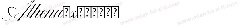 Athena’s字体转换