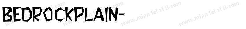 BedrockPlain字体转换