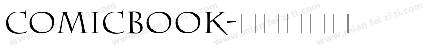 ComicBook字体转换