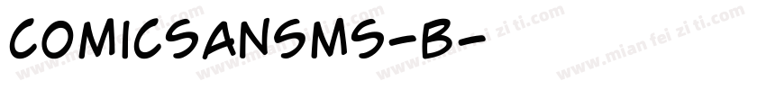 comicSansMS-B字体转换