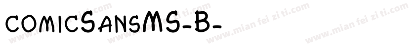 comicSansMS-B字体转换