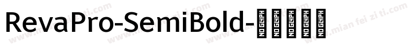 RevaPro-SemiBold字体转换