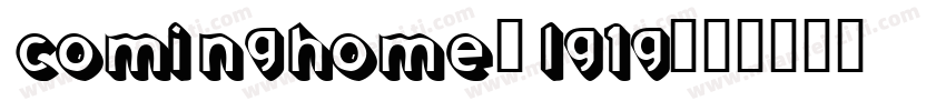 ComingHome-LG1G字体转换